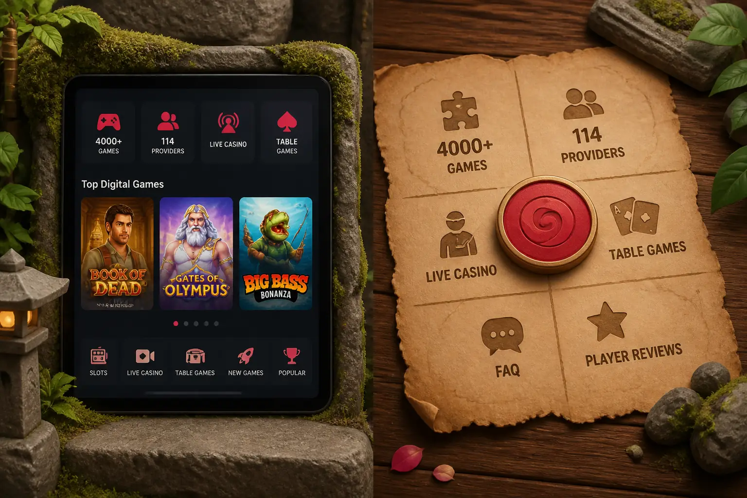 Spin Samurai Games visual guide for Spin Samurai Casino